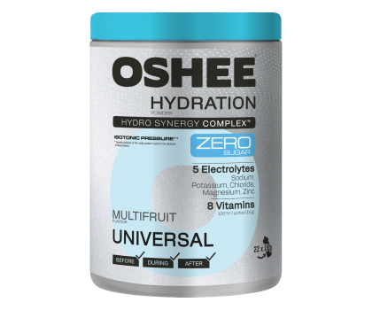 Zdrowa żywność OSHEE Proszek Hydration Zero Sugar Multifruit 330 g